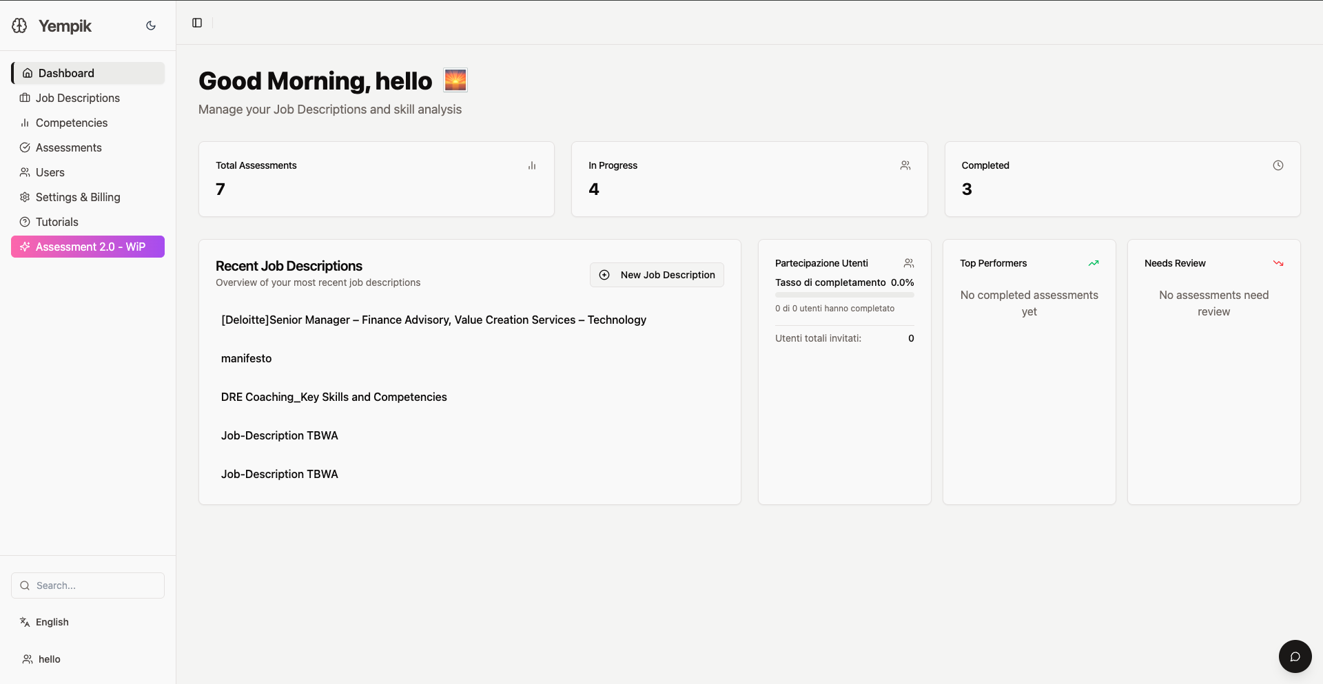 Job Description to Assessment Platform Video Preview